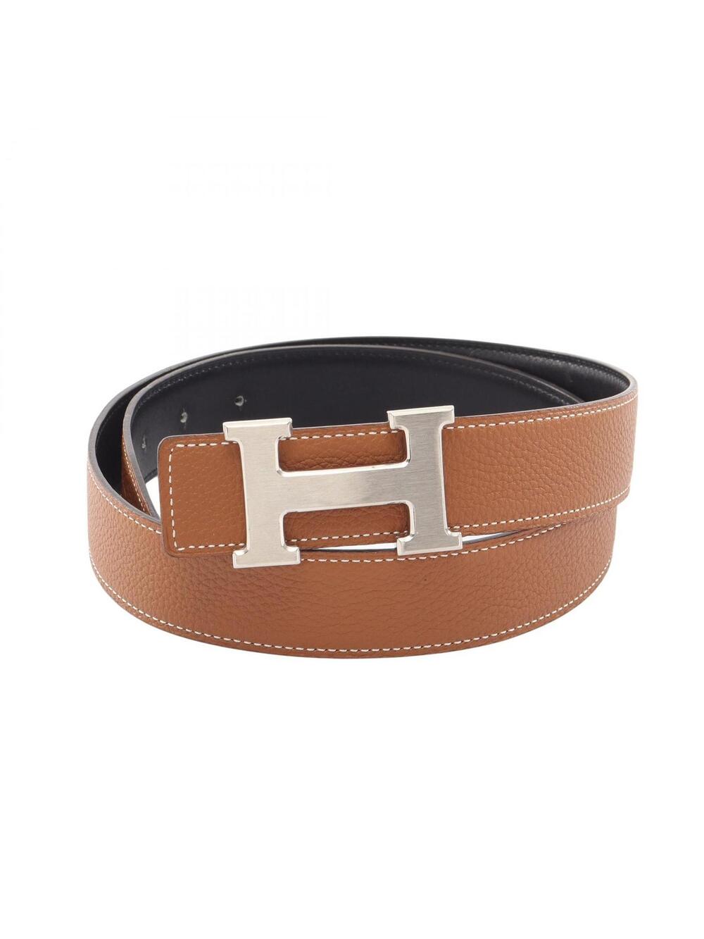 Hermes Constance H Reversible Belt Togo #292365H72B